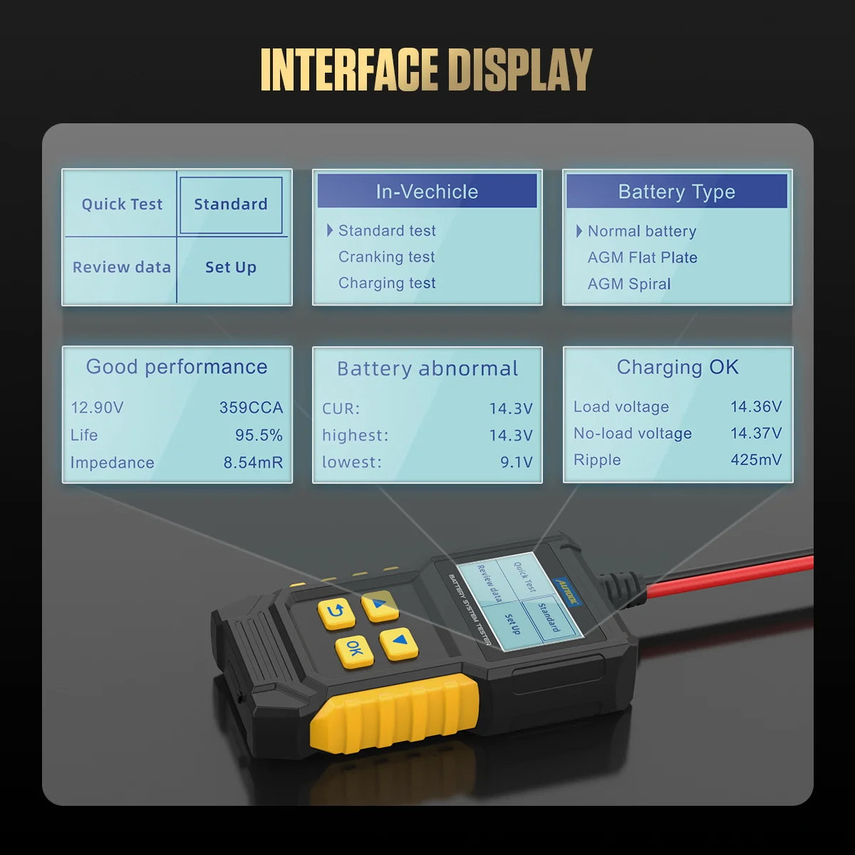 8-20v Car Battery Tester - BT360