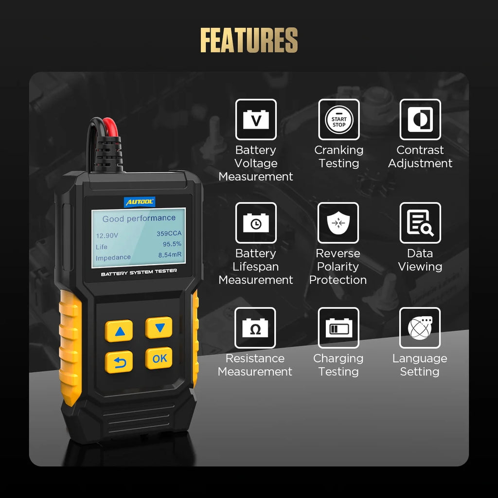 8-20v Car Battery Tester - BT360