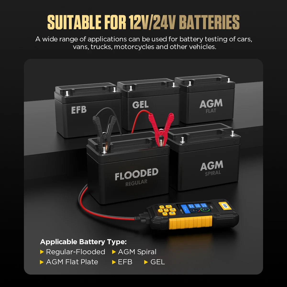 Car Battery Tester Analyzer - BT760 SUPER